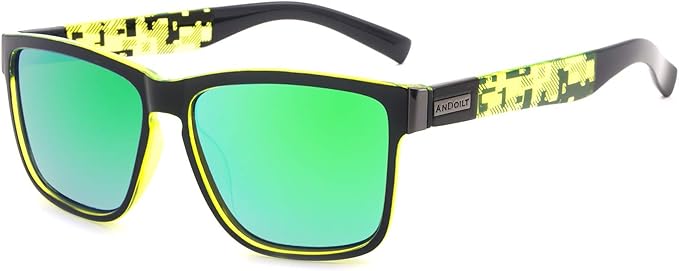 ANDOILT Sport Polarized Square Sunglasses