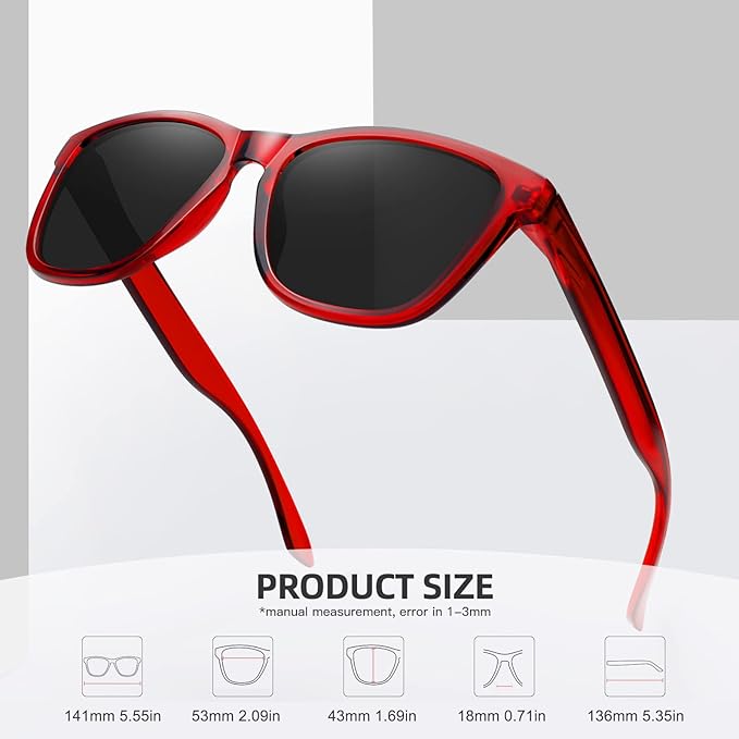 MEETSUN Polarized Sunglasses for Women Men Trendy Classic Retro Designer Style