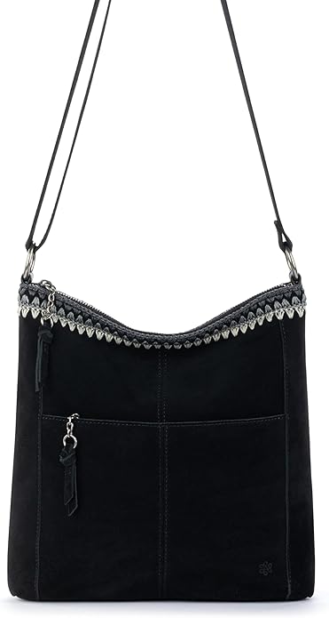 The Sak Lucia Crossbody Bag in Leather, Convertible Purse with Adjustable Strap