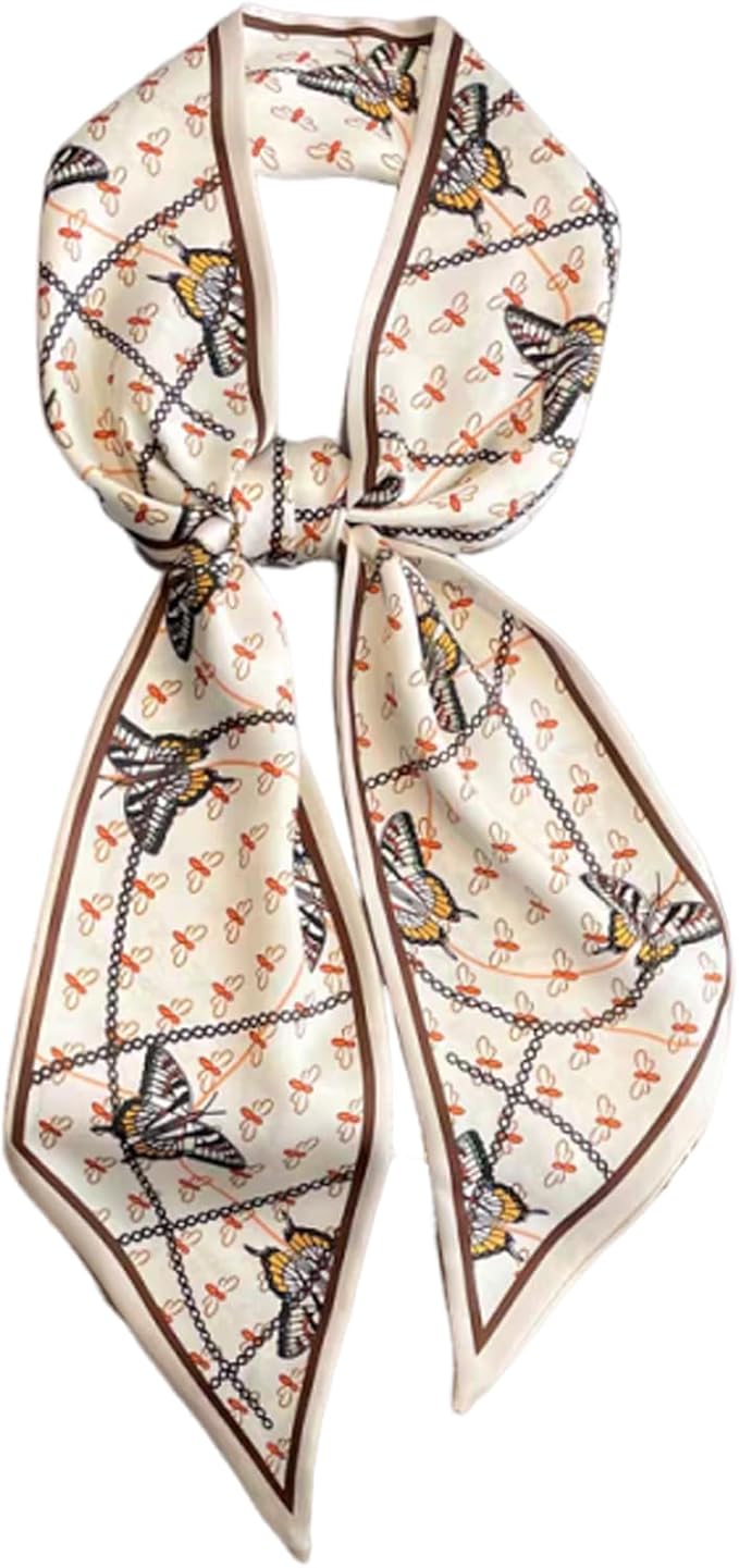 Hair Scarf for Women Silky Satin Headscarf Neck Scarves for Handbag Accessory