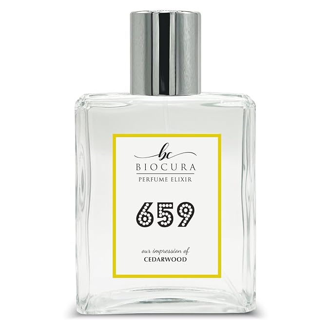 BC Perfume 659 Inspired by Emra Cedarwood For Women & Men Replica Fragrance Dupes Eau de Parfum Spray Bottle 3.4 Fl Oz/100ml-X1