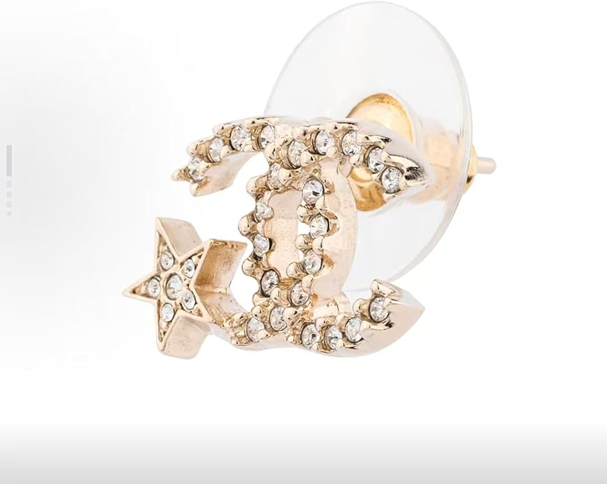 Women's earrings 18K gold plated, low allergenic, suitable for sensitive ears, lightweight daily gold earrings.