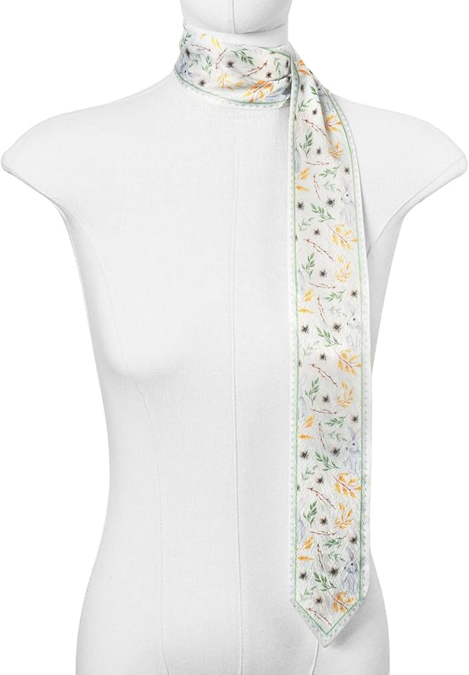 1 Pack Purse Scarf Handbags Skinny Twill Hair Scarves Narrow Neck Scarf Band Women Fashion Accessories Bag Charms