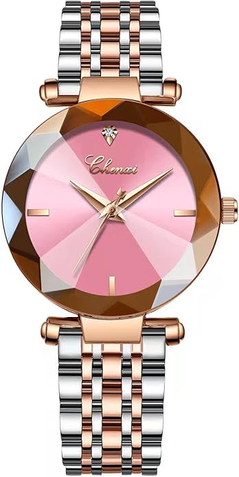 Fashion Watches for Women Rose Gold Stainless Steel Mesh Band Watch Elegant Ladies Gifts Waterproof Wrist Watch