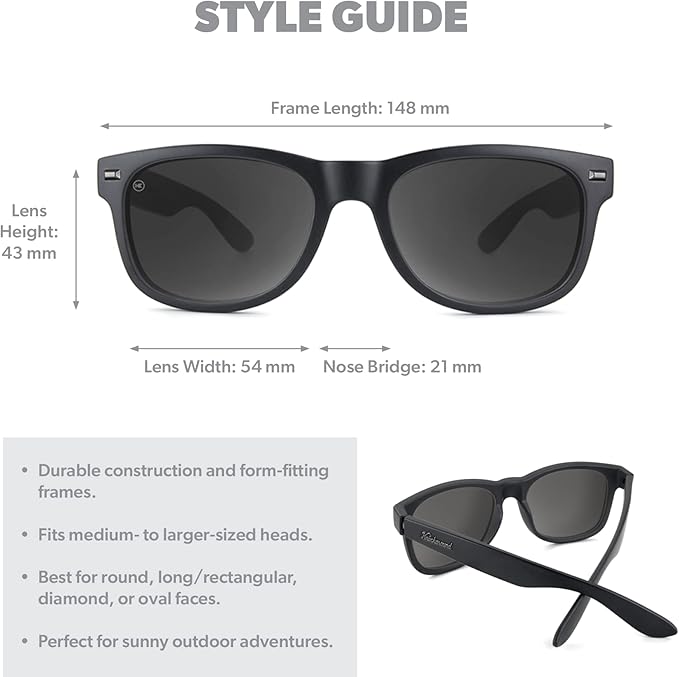 Knockaround Fort Knocks Polarized Sunglasses for Men & Women - UV400 Protection