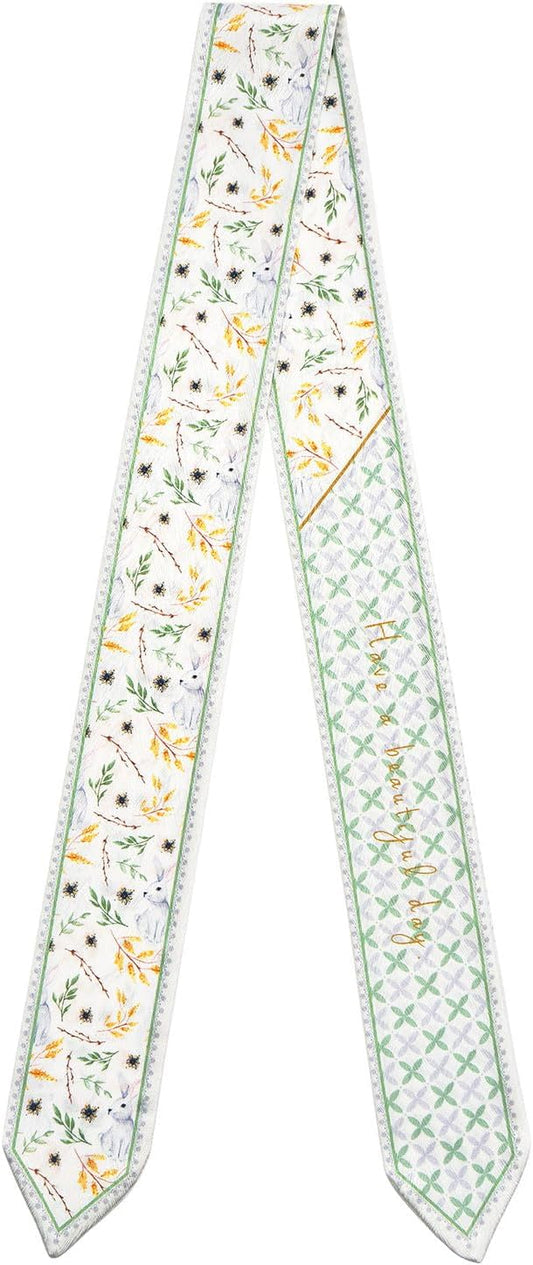 1 Pack Purse Scarf Handbags Skinny Twill Hair Scarves Narrow Neck Scarf Band Women Fashion Accessories Bag Charms