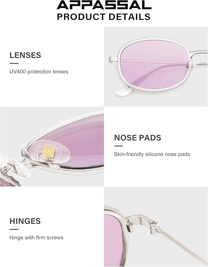 Retro Oval Sunglasses for Women Men Trendy Large Round Y2k Sunnies AP3681