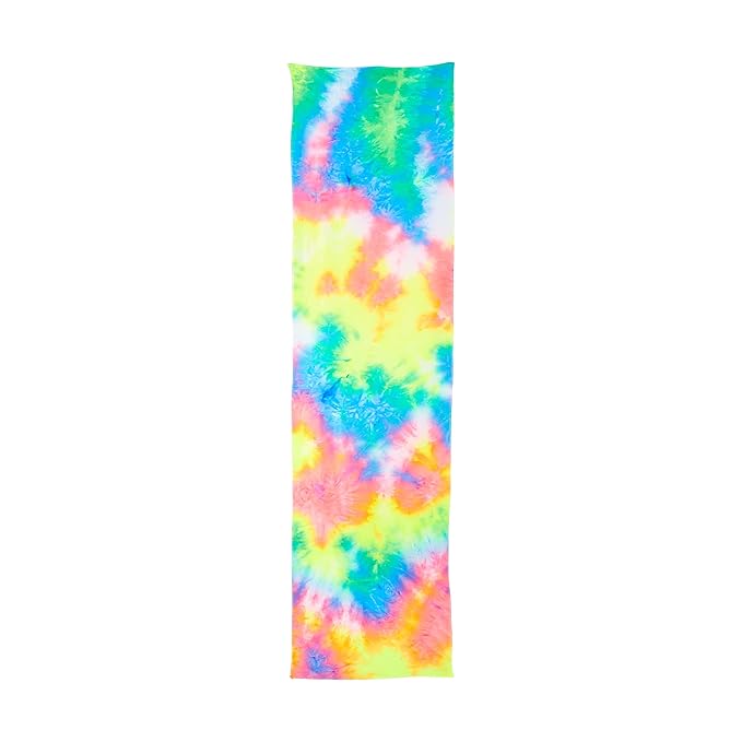 KISS COLORS & CARE Soft Satin Wrap Scarf - Tie Dye, Fashionable Multi-Purpose, Premium Hair Scarf for Minimizing Frizz, Chic & Comfortable, Preventing Breakage & Securing a Variety of Hair Styles