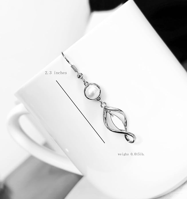 925 Sterling Silver Hooks Small Dangle Drop Earrings for Women Light Weight Tricolor Subtlety Small Fashion Dainty Perfect Jewelry for Gifts hypoallergenic Elegant Classical