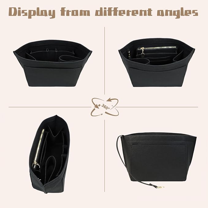 Lckaey Purse Organizer For Longchamp Purse For Long Champ Le Pliage Insert organizer1012-30aterrimus-L