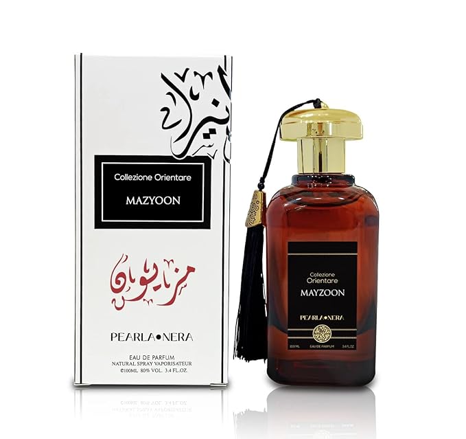 MAZYOON, Spiced Gourmand, Oud and Citrus Scent Accords. Pheromones Perfumes for Women Redefined: Pure Attraction, No Additives. 3.4 Oz