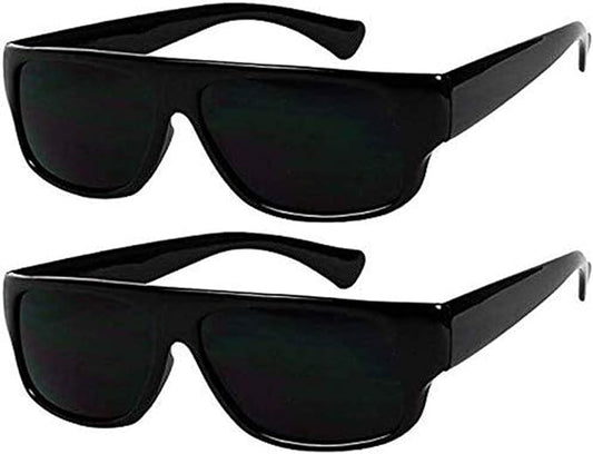 ShadyVEU Super Dark Sunglasses 100% UV Protection Category 4 Flat Top OG Eazy E Shades