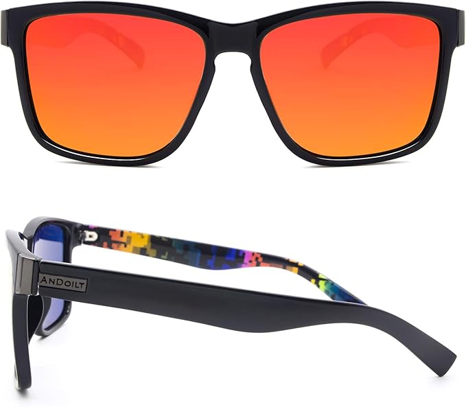 ANDOILT Sport Polarized Square Sunglasses