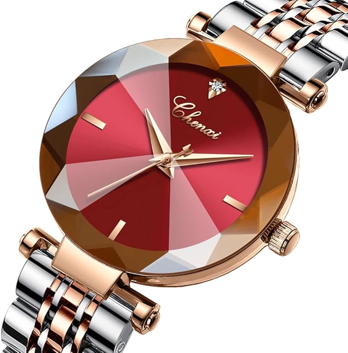 Fashion Watches for Women Rose Gold Stainless Steel Mesh Band Watch Elegant Ladies Gifts Waterproof Wrist Watch