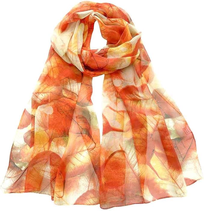 Xyueanlo Scarfs for Women Lightweight Fashion Floral Printed Scarves Neck Scarf Sunscreen Wraps Shawls