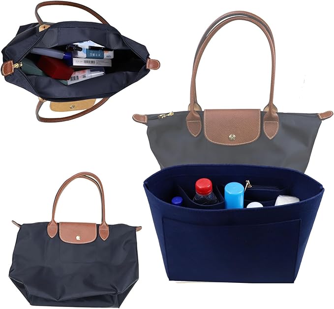 bag Organizer Insert for le pliage organizer insert Handbags Organizer1012blue-M