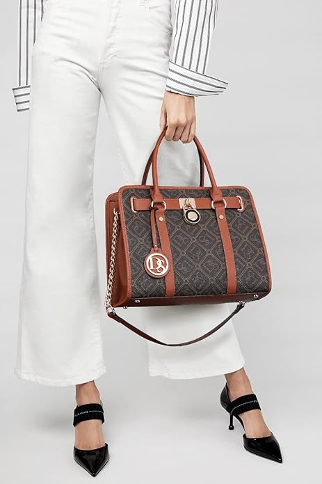 Dasein Handbags Purses Set for Women Top Handle Satchel Shoulder Bags Large Work Tote Bag with Matching Wallet