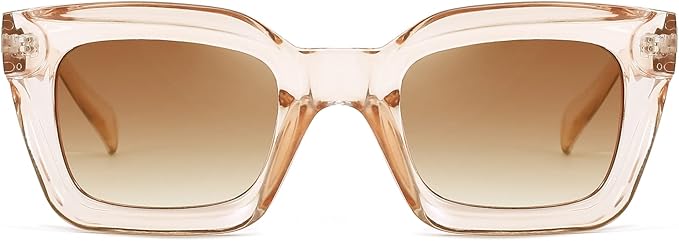 FEISEDY Classic Women Sunglasses Fashion Thick Square Sun Glasses Chunky Frame UV400 B2471