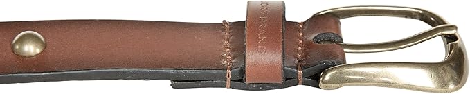 Lucky Brand womens Studded Leather Belt | Stylish | Classic | Modern | Jeans | Pants | Skirt | Dress
