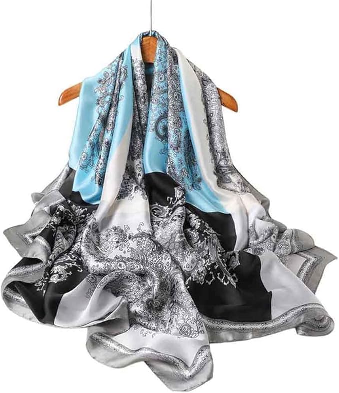 Xyueanlo Scarfs for Women Lightweight Scarves Fashion Print Floral Pattern Head Scarf Wraps Shawls