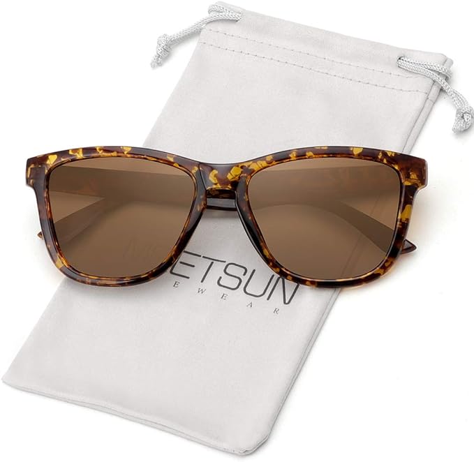 MEETSUN Polarized Sunglasses for Women Men Trendy Classic Retro Designer Style