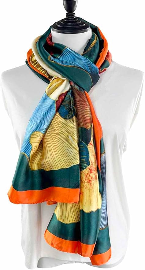 Xyueanlo Scarfs for Women Lightweight Scarves Fashion Print Floral Pattern Head Scarf Wraps Shawls