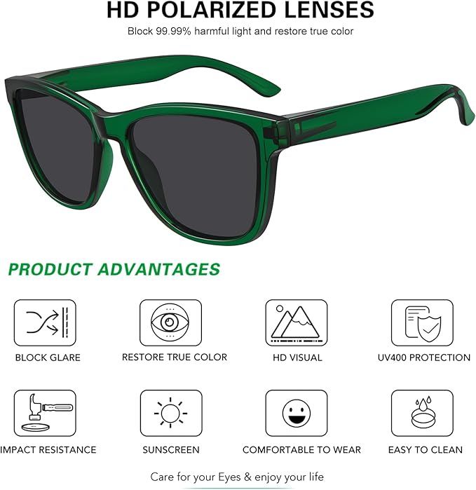 MEETSUN Polarized Sunglasses for Women Men Trendy Classic Retro Designer Style