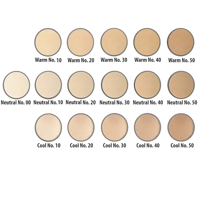 Lauren Brooke Cosmetiques Pressed Foundation, Natural and Organic Makeup (Cool No. 40)