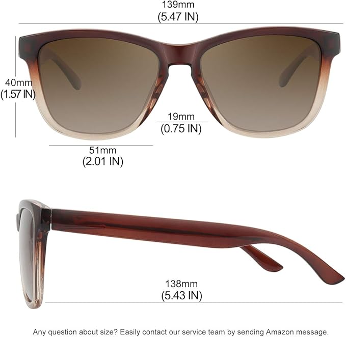 MEETSUN Polarized Sunglasses for Women Men Trendy Classic Retro Designer Style