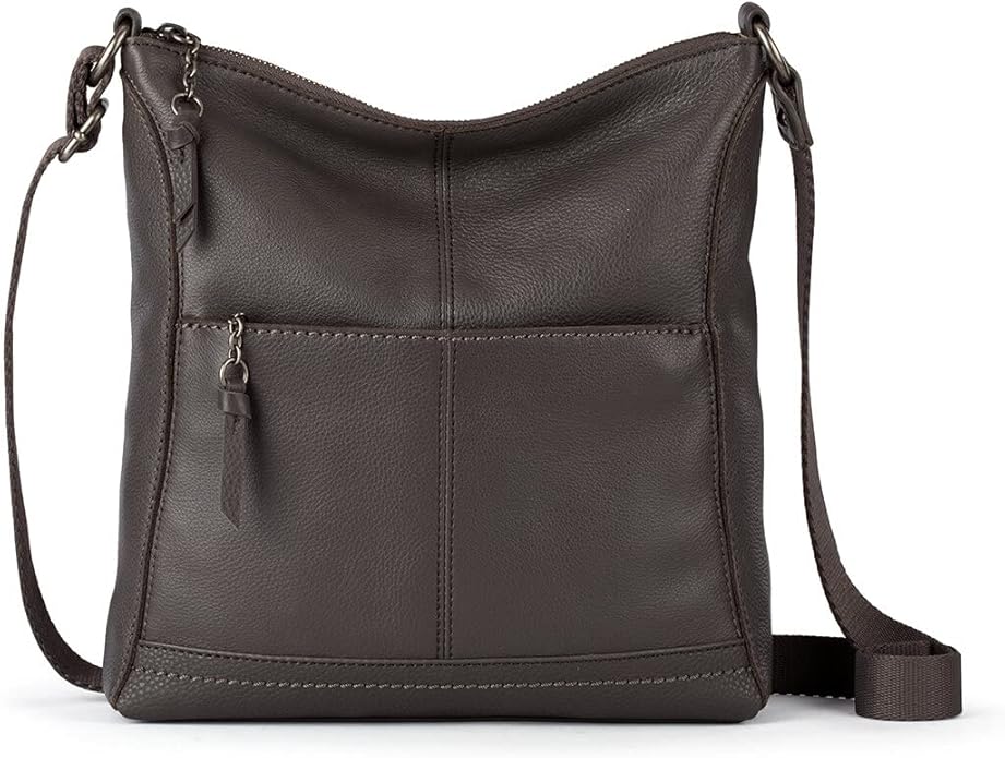 The Sak Lucia Crossbody Bag in Leather, Convertible Purse with Adjustable Strap