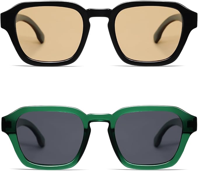 VANLINKER Retro Vintage Polarized Trendy Small Square Sunglasses for Women Men 2025 Fashion Shades VL9858