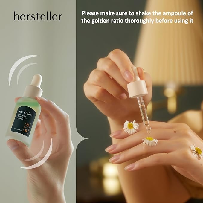 hersteller Little Drops Calming Days Ampoule 30ml, 1.01 Fl Oz Soothing for Sensitive Skin Calendula Flower Water Moisturizing Vegan Facial Skin Korean Skincare