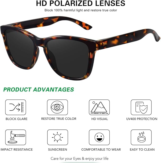 MEETSUN Polarized Sunglasses for Women Men Trendy Classic Retro Designer Style