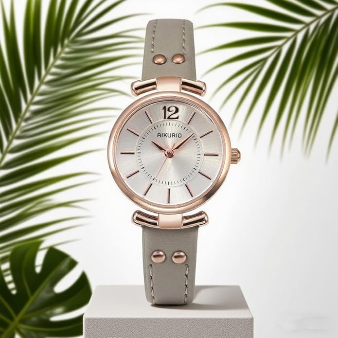 Women's Leather Strap Watch, Womens Watch Wristwatch for Women