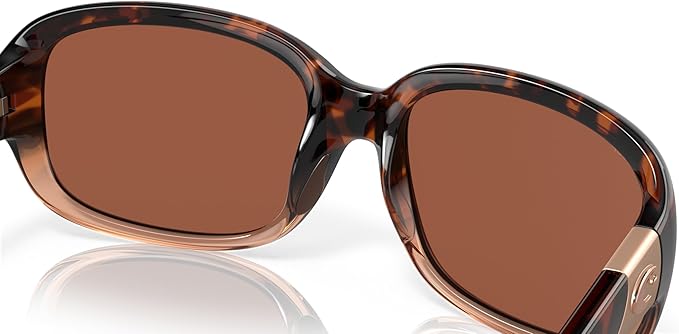 Costa Del Mar Womens Gannet Rectangular Sunglasses