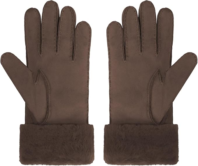 UGG womens Turn Cuff Water Resistant Sheepskin Gloves