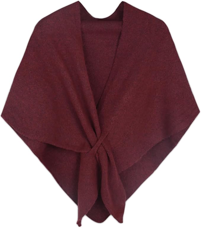 EXTREE Scarfs for Women Pashmina Silky Shawl Wrap for Evening Dressing Blanket Open Front Poncho Cape