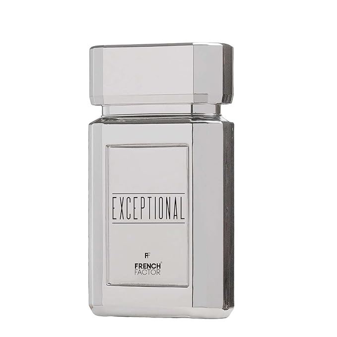 French Factor Exceptional Eau de Parfum for Men | 90ml Long-Lasting Woody Floral Chypre Fragrance with Patchouli, Cedarwood, Oak Moss, Bergamot, Amber, Leather & Musk