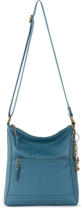 The Sak Lucia Crossbody Bag in Leather, Convertible Purse with Adjustable Strap