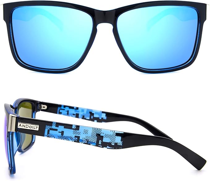 ANDOILT Sport Polarized Square Sunglasses