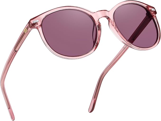 DUCO Polarized Sunglasses for Women Retro Round Women's Sunglasses Classic Vintage UV400 Shades DC1230