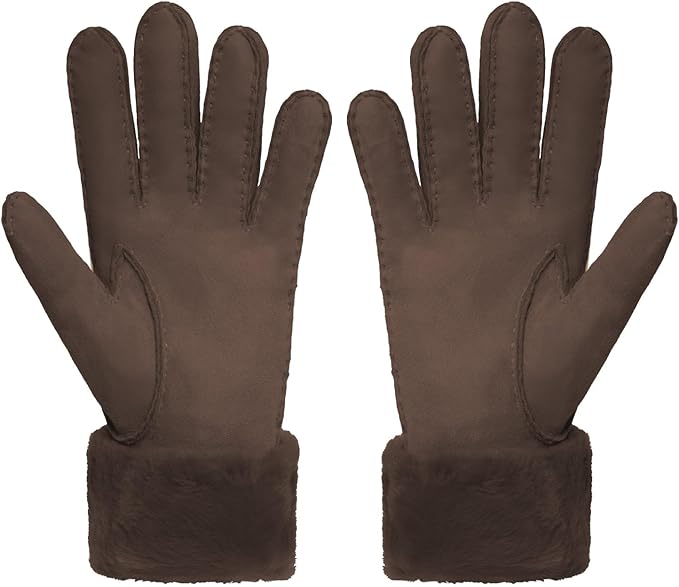 UGG womens Turn Cuff Water Resistant Sheepskin Gloves