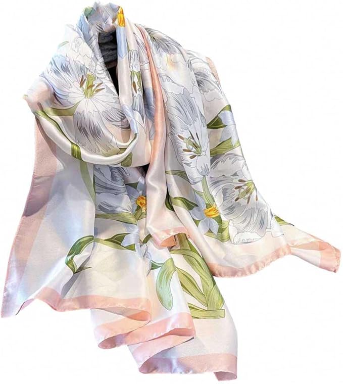 Xyueanlo Scarfs for Women Lightweight Scarves Fashion Print Floral Pattern Head Scarf Wraps Shawls