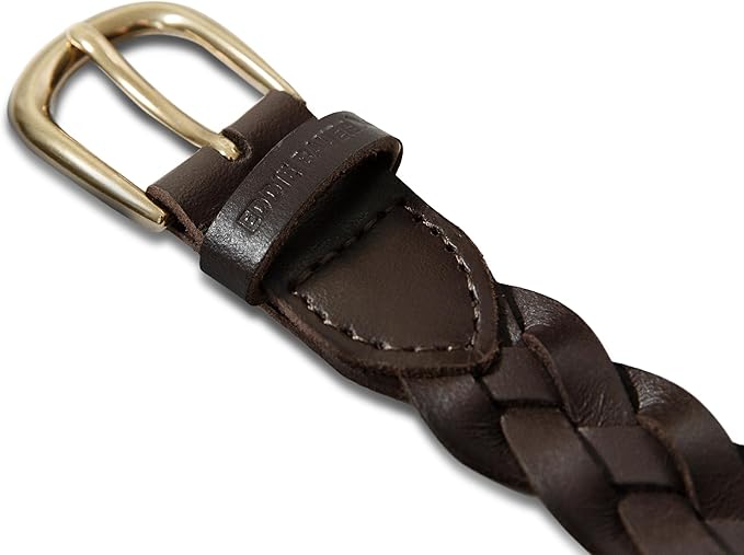 Eddie Bauer Women's Casual Leather Belts with Durable Metal Buckle