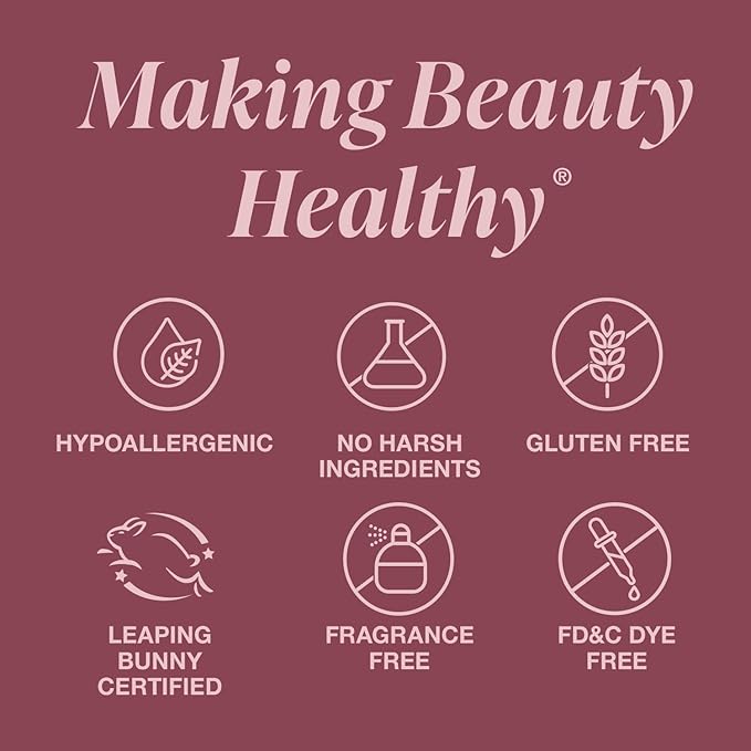 Mineral Fusion Long-Lasting Lipstick, Vivid & Smudge-Free Lip Color with Avocado Oil, Cocoa Seed Butter, Free of FD&C Dyes, Paraben and Gluten, Prosecco