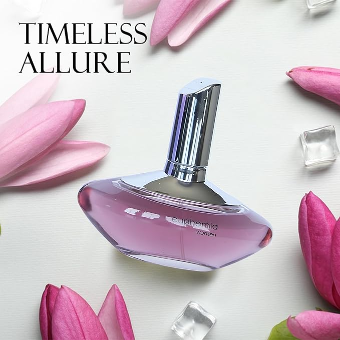 Euphemia Women Perfume Long Lating Eau De Parfum–Fresh And Trendy Natural Spray Fragrance For Effortless Chic 3.4 Fl Oz For Daily Used