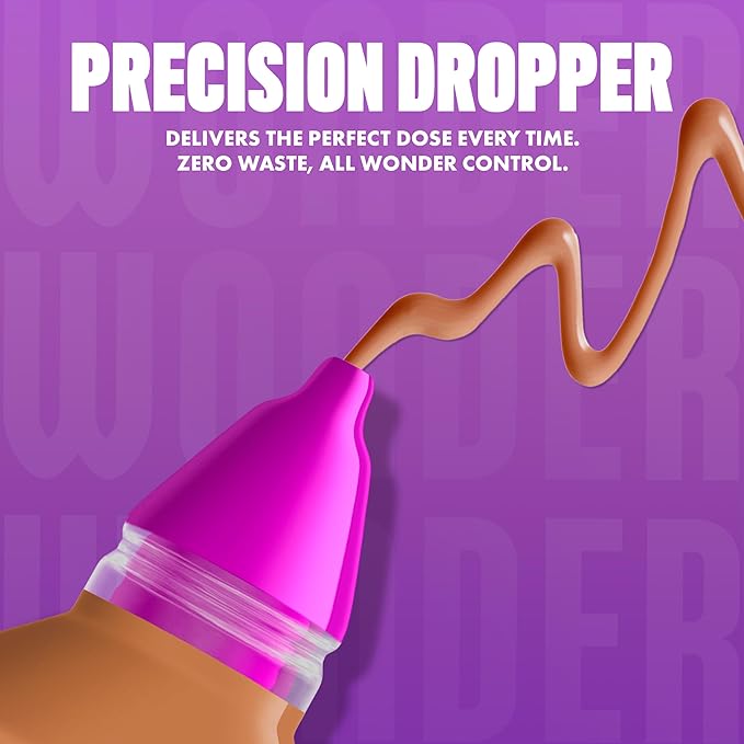 NYX PROFESSIONAL MAKEUP Make 'Em Wonder Liquid Foundation, 24HR Foundation Makeup With A Soft Matte Finish, Buildable Full Coverage - 26 Honey