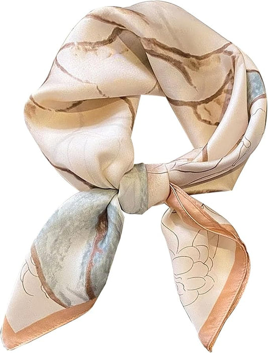 Satin Bandanas Head Scarf For Women Hair Scarves Accessories Lightweight Fashion Wrap Neck Silk Sleeping Headscarf