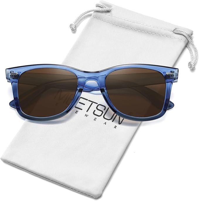 MEETSUN Polarized Sunglasses for Women Men Classic Retro Square Frame Driving Sun Glasses UV Protection
