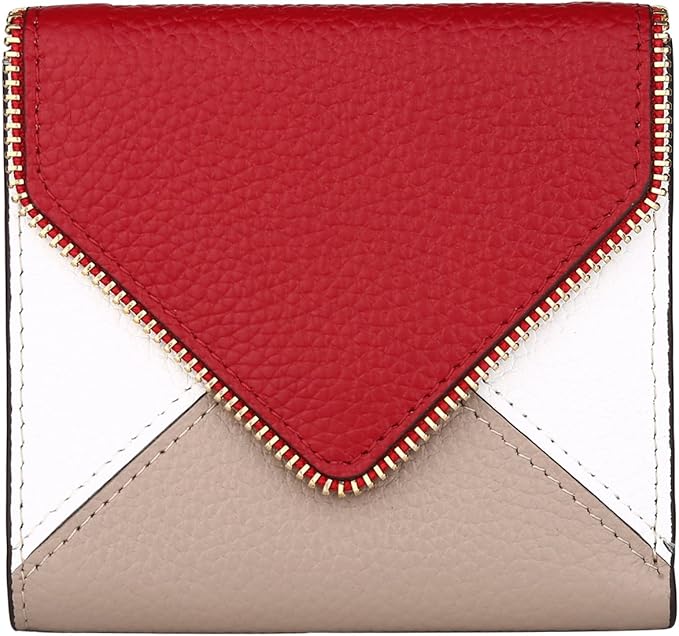 Lavemi Ultra Thin Small Compact Leather Womens Girls Wallets RFID Blocking Credit Card Holder for Women
